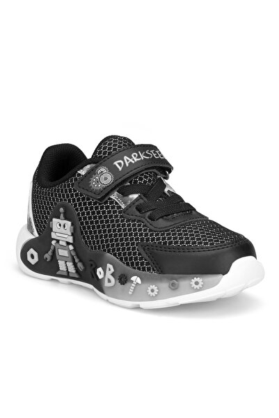 DARK SEER Kids Ds Rp38 Black and White Children's Sneaker Daily Sports Velcro...