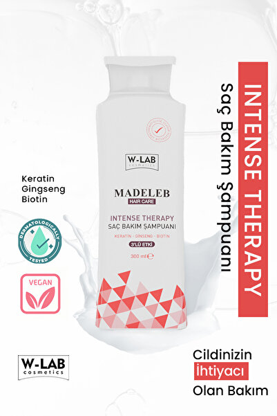 W-Lab Cosmetics Madeleb Intense Therapy Keratin Shampoo 300 ml