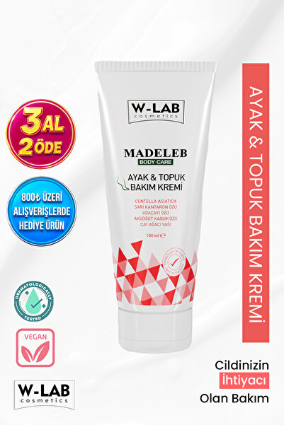 W-Lab Cosmetics Ayak Ve Topuk Bakım Kremi 100 ml