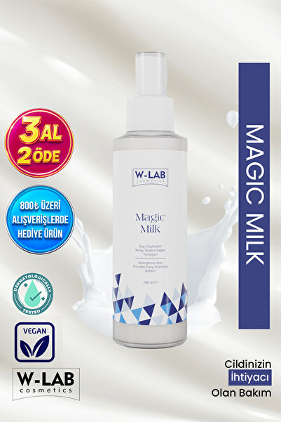 W-Lab Cosmetics Magic Milk Proteinli Saç Bakım Sütü 200 ml
