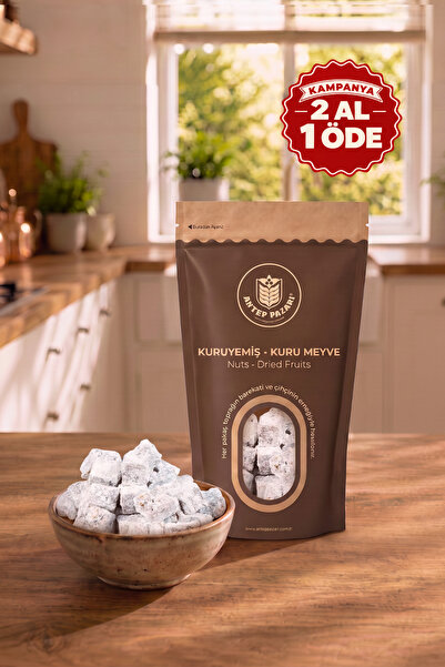 Antep Pazarı Duble Fıstıklı Çifte Kavrulmuş Lokum - 250g