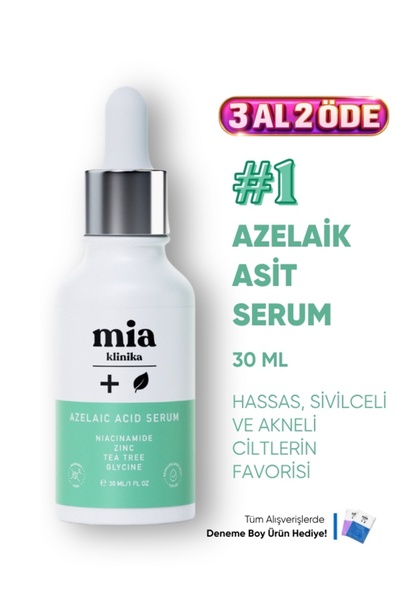 mia klinika Sivilceli Ve Hassas Ciltlere Uygun Azelaik Asit Serumu