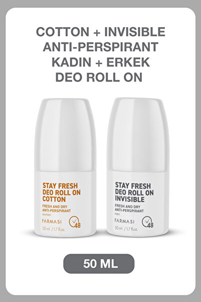 Farmasi Anti-Perspirant Deo Roll On Erkek Invısıble & Anti-Perspirant Deo Rol...