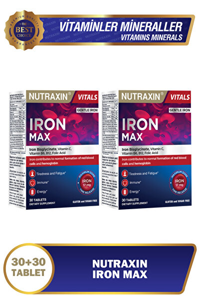 Nutraxin Iron Max 30 Tablet 2 Adet