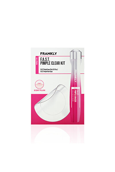 FRANKLY F.A.S.T. Pimple Clear Kit Akne ve Bakım Kiti - Şeffaf /Akne Bandı 12 ...