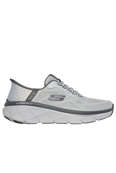 SKECHERS D'Lux Walker 2.0 - Rezi̇nate Men's Gray Sports Shoes 232446 Gycc