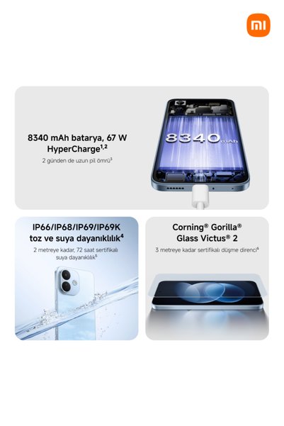 Xiaomi REDMI Note 17 Pro 5G 8GB+256GB Mor (Xiaomi Türkiye Garantili)