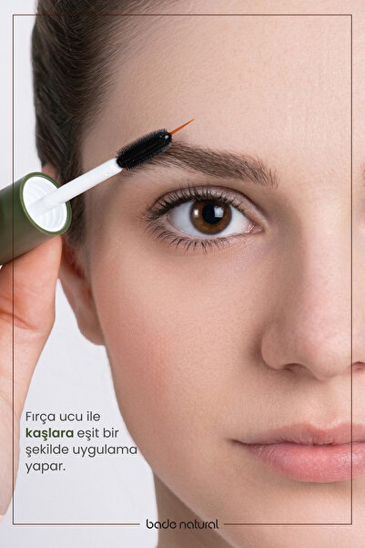 Bade Natural Biberiye Yağı Kaş Kirpik Bakım Serumu Besleyici ve Güçlendirici 10 ml