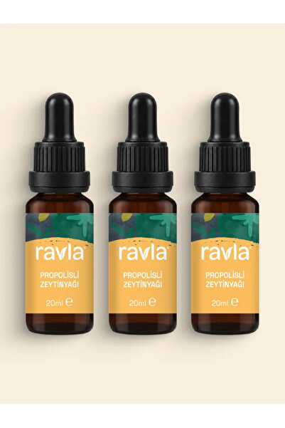 Ravla 3'lü Ürün - Propolisli Zeytinyağ 20ml