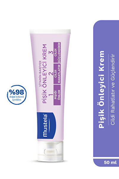 Mustela Bebek Pişik Önleyici Koruyucu Nemlendirici Doğal Kökenli Bakım Kremi ...
