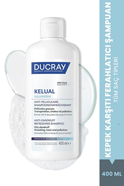 Ducray Kelual Squanorm Anti-Dandruff & Refreshing Shampoo 400 ml