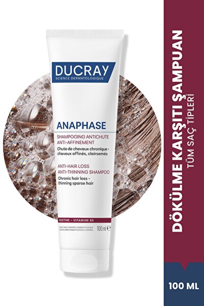 Ducray Anaphase Chronic Saç Dökülmesine Karşı Şampuan İncelmiş ve Seyrekleşmi...