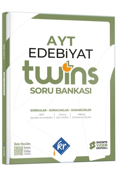 KR Akademi Yayınları 2027 AYT Twins Edebiyat Soru Bankası