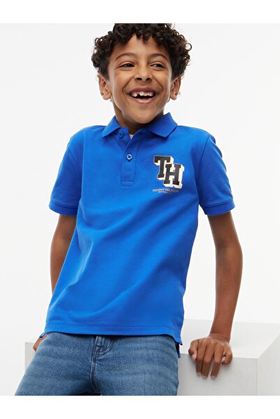 Tommy Hilfiger KB0KB10672A BRAND LOVE POLO C6O Ζωηρό Μπλε