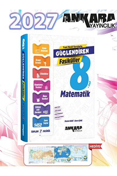 Ankara Yayıncılık 8. Sınıf Matematik Güçlendiren Fasikül