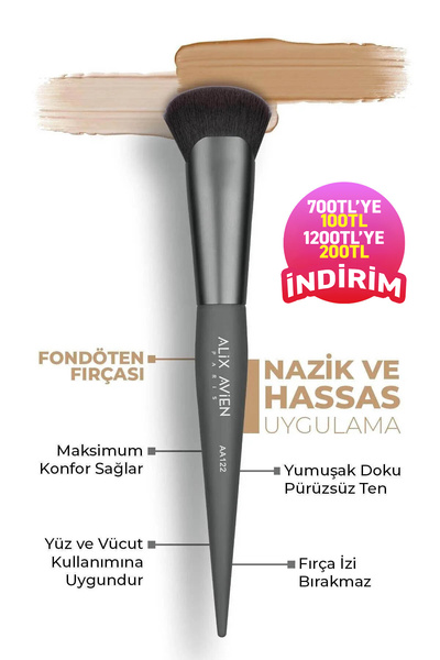Alix Avien Fondöten Fırçası - Foundation Brush