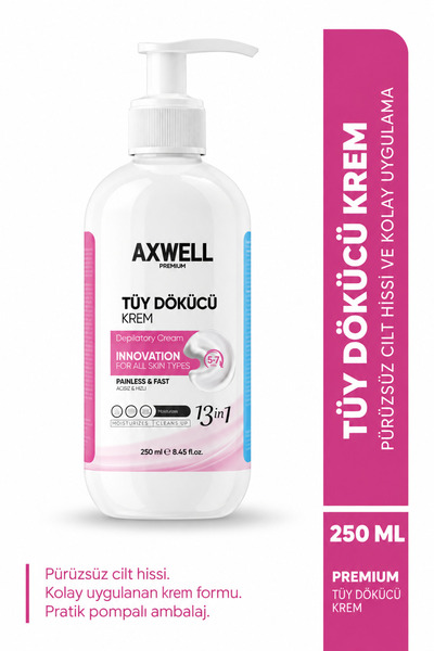 AXWELL Tüy Dökücü Krem Tüm Cilt Tipleri İçin