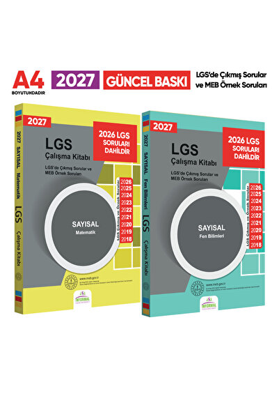 Karakutu Yayınları 2027 LGS 8.Sınıf Çıkmış ve MEB Örnek Sorular Matematik-FEN...