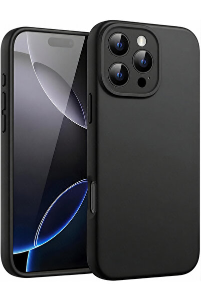 Fibaks iPhone 14 Pro Max Kılıf Kamera Korumalı Lansman Içi Kadife Yumuşak Sil...