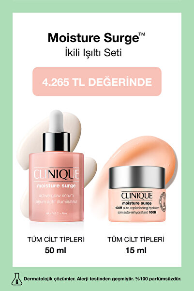 Clinique Moisture Surge™ İkili Işıltı Seti