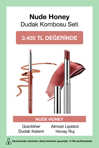 Clinique Nude Honey Dudak Kombosu Seti