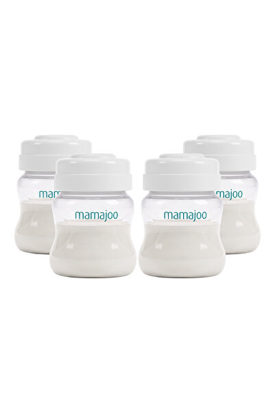Mamajoo Anne Sütü ve Mama Saklama Kabı Seti 150 ml | Göğüs Pompası Uyumlu, 4l...