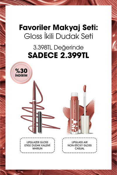 M.A.C Favoriler Makyaj Seti: Gloss İkili Dudak Seti