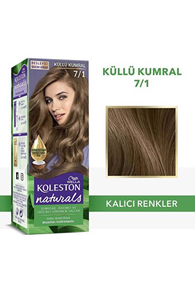 Wella Koleston Naturals 7/1 Kumral Saç Boyası