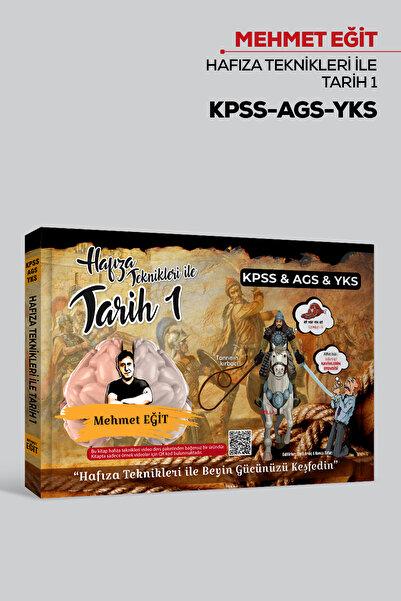 Eğit Akademi 2026 MEB AGS Kpss Tyt Ayt Hafıza Teknikleri ile TARİH 1 Mehmet E...