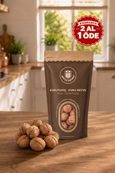 Antep Pazarı Kabuklu Chandler Ceviz - İnce Kabuklu - 1050 g (350 g x 3 adet)