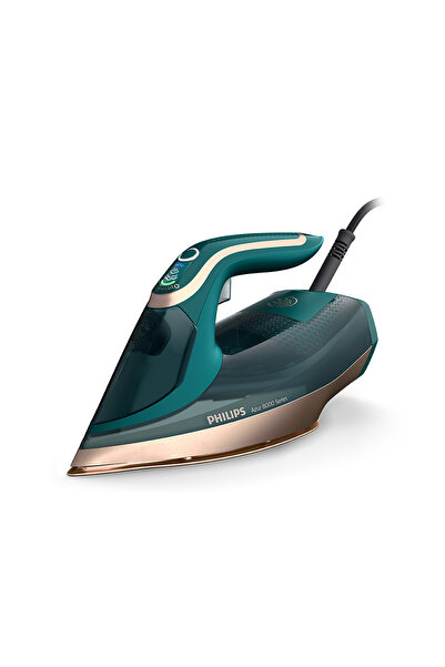 Philips 8000 Serisi Azur Buharlı Ütü, Sıfır Yanık, 240g Turbo şok buhar, 80 g...