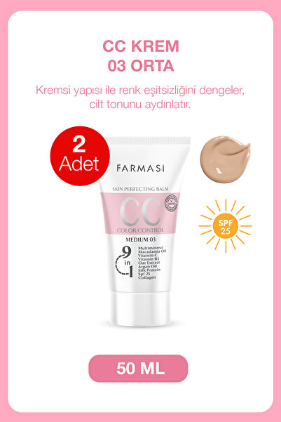 Farmasi Cc Krem 2 Adet Orta Ton