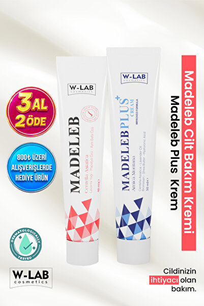 W-Lab Cosmetics Madeleb Krem 40 ml ve Madeleb Plus Jel  50 ml Set