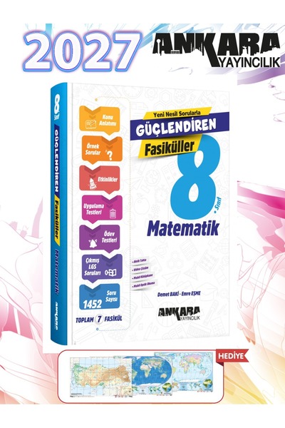 Ankara Yayıncılık 8. Sınıf Matematik Güçlendiren Fasikül