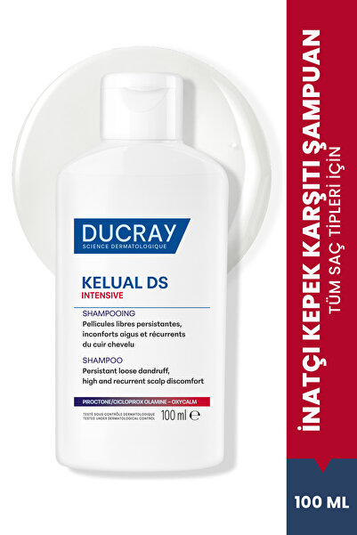Ducray Kelual DS Intensive İnatçı, Yoğun ve Tekrarlayan Kepek Karşıtı Şampuan...