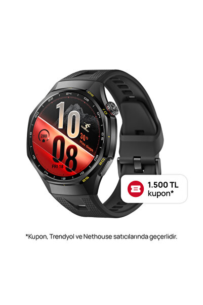 Huawei Watch GT 7 Pro 46 mm Akıllı Saat - Siyah, Titanyum Kasa, iOS me Androi...