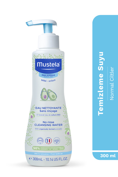 Mustela Organik Avokadolu Durulama Gerektirmeyen Temizleme Micellar Su Yüz Vü...