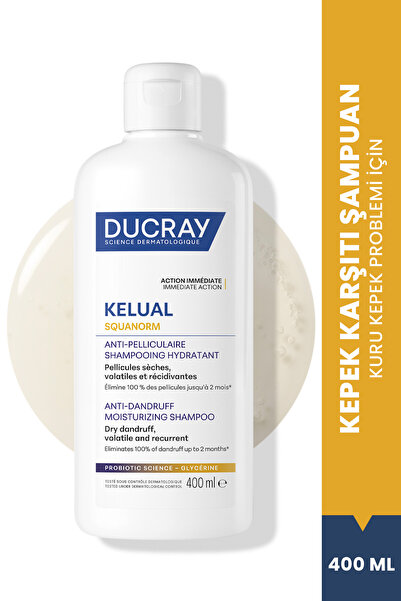 Ducray Kelual Squanorm Anti-Dandruff Shampoo for Dry Hair 400 ml