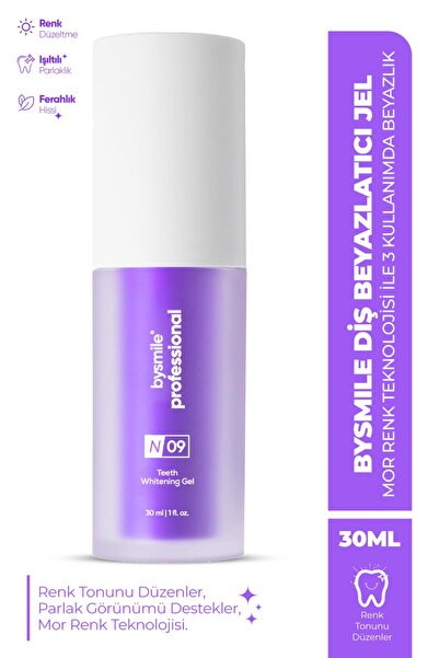 BySmile Professional No:09 Mor Diş Beyazlatıcı Jel
