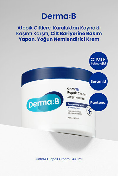 Derma B Atopik Ciltlere Bariyer&Kuruluk Kaynaklı Kaşıntı Bakımı Sunan Yoğun K...