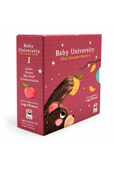 Sincap Kitap Baby University First Concepts Stories (4 Book)