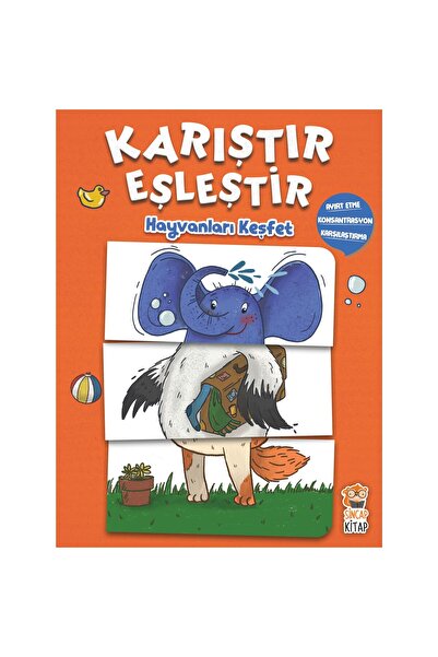 Sincap Kitap Karıştır Eşleştir Hayvanları Keşfet | Hayal Gücü, Dikkat ve İnce...