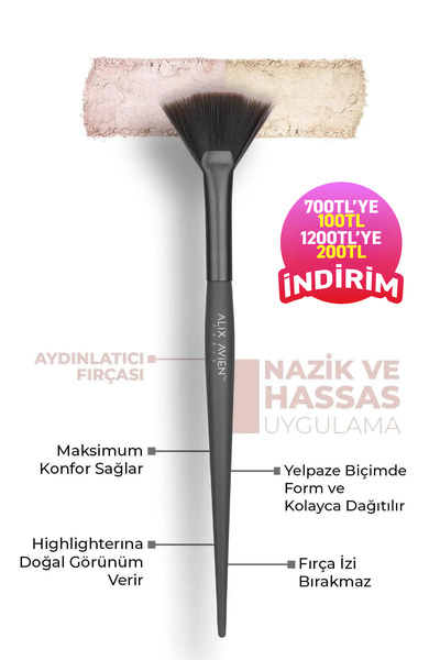 Alix Avien Aydınlatıcı Fırçası - Fan Brush