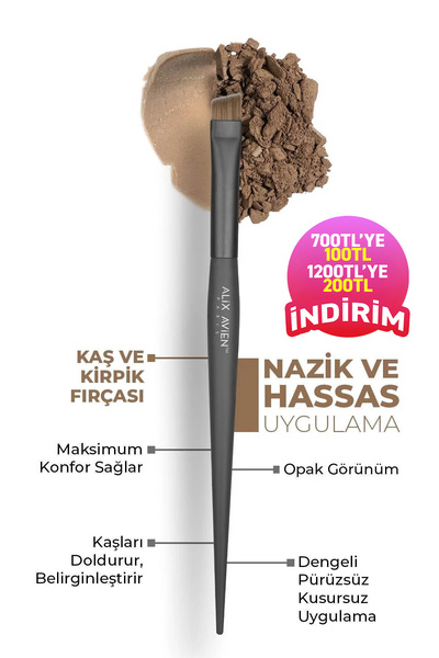 Alix Avien Kaş Ve Göz Fırçası - Eyebrow Brush