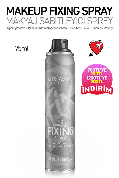Alix Avien Makyaj Sabitleyici Sprey - Make Up Fixing Spray 75 ML
