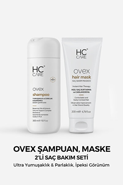 HC Care HC Ovex Şampuan, Ovex Maske 2'li Saç Bakım Seti