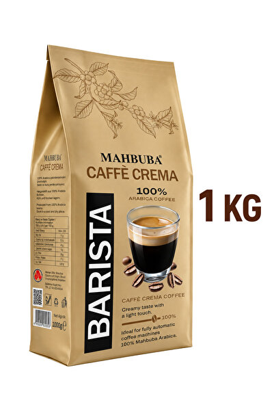 Mahbuba %100 Arabica Barista Caffe Crema Çekirdek Kahve 1kg