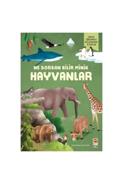 Sincap Kitap Benim İlk Hayvanlar Kitabım/Ne Sorsan Bilir Minik Serisi/Sincap-...