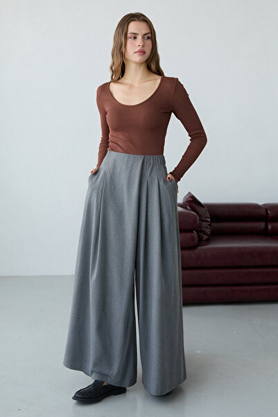 Trendyol Collection Gray Trousers Twoaw27Pl00125