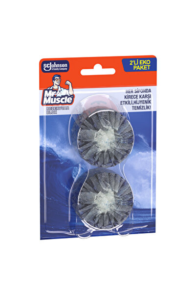 Mr. Muscle Rezervuar Blok Tuvalet Temizleyici, 2'li Ekonomik Paket, 2x48 g